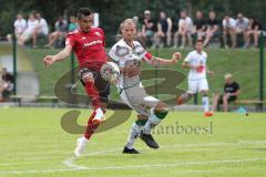 2. Bundesliga - Fußball - FC Ingolstadt 04 - Testspiel - FC Wacker Innsbruck - links Darío Lezcano (11, FCI) lupft den Ball hoch ins Tor 1:0 Jubel, rechts Matthias Maak (Wacker)