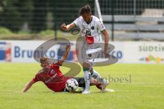 2. Bundesliga - Fußball - FC Ingolstadt 04 - Testspiel - FC Wacker Innsbruck - links Nico Rinderknecht (38 FCI) rechts Daniele Gabriele (Wacker)