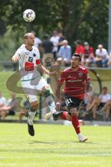 2. Bundesliga - Fußball - FC Ingolstadt 04 - Testspiel - FC Wacker Innsbruck - Matthias Maak (Wacker) und rechts Darío Lezcano (11, FCI)