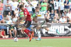 2. Bundesliga - Fußball - Testspiel - FC Ingolstadt 04 - Borussia Mönchengladbach - Stefan Kutschke (20, FCI) Florian Neuhaus (32 Gladbach)