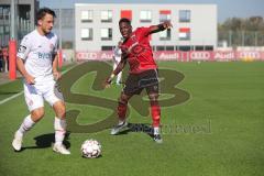 2. Bundesliga - Testspiel - FC Ingolstadt 04 - FC Würzburger Kickers - Frederic Ananou (2, FCI) und Peter Kurzweg (Kickers) links