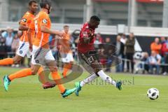 2. Bundesliga - Fußball - Testspiel - FC Ingolstadt 04 - Karlsruher SC - Schuß Tor Sturm zum 2:1 Agyemang Diawusie (27, FCI) Jubel