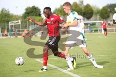 2. Bundesliga - Fußball - Testspiel - FC Ingolstadt 04 - Borussia Mönchengladbach - Osayamen Osawe (14, FCI) Andreas Poulsen (40 Gladbach)