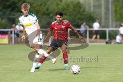 2. Bundesliga - Fußball - Testspiel - FC Ingolstadt 04 - Borussia Mönchengladbach - Torben Müsel (26 Gladbach) Almog Cohen (8, FCI)