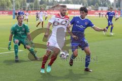 2. Bundesliga - Fußball - Testspiel - FC Ingolstadt 04 - SpVgg Unterhaching - Nico Mantl Robert Leipertz (13, FCI) und rechts Markus Schwabl