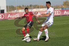 2. Bundesliga - Testspiel - FC Ingolstadt 04 - FC Würzburger Kickers - Paulo Otavio (6, FCI) gegen Onür Ünlücifci (37 Kickers)