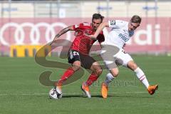 2. Bundesliga - Testspiel - FC Ingolstadt 04 - FC Würzburger Kickers - Robin Krauße (23, FCI) und Patrick Breitkreuz (Kickers)