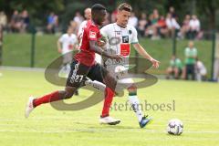 2. Bundesliga - Fußball - FC Ingolstadt 04 - Testspiel - FC Wacker Innsbruck - Agyemang Diawusie (27, FCI) sürmt zum Tor und erzielt das 2:0 Tor Jubel