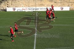 2. Bundesliga - FC Ingolstadt 04 - Winter-Trainingslager Alicante - Sprints Rennen Auslauf Tempo Training