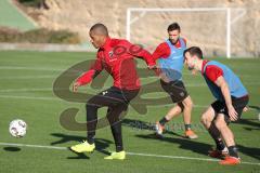 2. Bundesliga - FC Ingolstadt 04 - Winter-Trainingslager Alicante - Charlison Benschop (35 FCI) Robin Krauße (23, FCI) Benedikt Gimber (5, FCI)