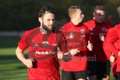 2. Bundesliga - FC Ingolstadt 04 - Winter-Trainingslager Alicante - Trainingsende Auslauf Jogging Mannschaft Team, Christian Träsch (28, FCI) wieder im Training nach Verletzung