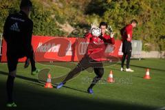 2. Bundesliga - FC Ingolstadt 04 - Winter-Trainingslager Alicante - Neuzugang Torwarttrainer Alexander Kunze (FCI) mit Neuzugang Torwart Philipp Tschauner (41, FCI)