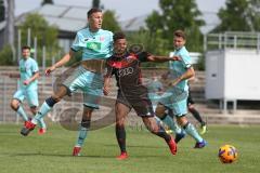 A-Junioren Bundesliga Süd/Südwest - FC Ingolstadt 04 - 1. FSV Mainz 05 -  N`gatie Dominik schwarz FCI - Foto: Jürgen Meyer