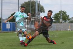A-Junioren Bundesliga Süd/Südwest - FC Ingolstadt 04 - 1. FSV Mainz 05 -  N`gatie Dominik schwarz FCI - Foto: Jürgen Meyer