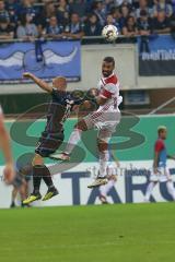 DFB-Pokal - SC Paderborn 07 - FC Ingolstadt 04 - Michel, Sven (Paderborn 11) Marvin Matip (34, FCI) Kopfballduell