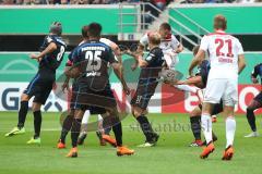 DFB-Pokal - SC Paderborn 07 - FC Ingolstadt 04 - mitte Thorsten Röcher (29 FCI) Zolinski, Ben (Paderborn 31) Tobias Schröck (21, FCI) Antwi-Adjej, Christopher (Paderborn 22)