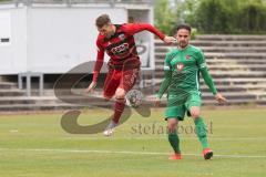 Regionalliga Bayern - U21 FC Ingolstadt 04 II - 1. FC Schweinfurt 05 - Amar Suljic (FCI 11) wird gefoult von Nikola Jelisic (20 Schweinfurt)