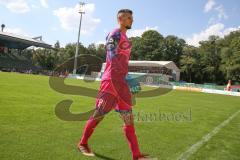 3. Fußball-Liga - Saison 2019/2020 - FC Victoria Köln - FC Ingolstadt 04 - Torwart Fabijan Buntic (#24,FCI) geht auf die Fans zu - Foto: Meyer Jürgen