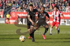 3. Liga - Würzburger Kickers - FC Ingolstadt 04 - Filip Bilbija (35, FCI) Caniggia Ginola Elva (14, FCI)