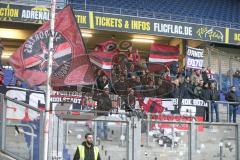 3. Fußball-Liga - Saison 2019/2020 - MSV Duisburg - FC Ingolstadt 04 - Mitgereiste Fans - Foto: Meyer Jürgen