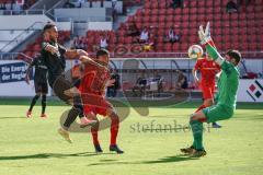 3. Liga - FSV Zwickau - FC Ingolstadt 04 - links Fatih Kaya (9, FCI) überwindet Torwart Brinkies Johannes (1 Zwickau) und Tor Jubel zum 0:1