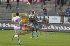 3. Fußball-Liga - Saison 2019/2020 - SV Waldhof Mannheim - FC Ingolstadt 04 - Nico Antonitsch (#5,FCI)  - Kevin Koffi (#30 Mannheim) - Foto: Stefan Bösl