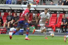 3. Liga - Fußball - KFC Uerdingen - FC Ingolstadt 04 - Konrad Manuel (KFC 28) Maximilian Thalhammer (18, FCI)