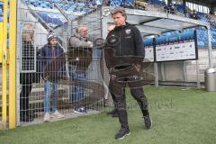 3. Fußball-Liga - Saison 2019/2020 - SV Waldhof Mannheim - FC Ingolstadt 04 - Chef-Trainer Jeff Saibene (FCI) - Foto: Stefan Bösl