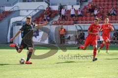 3. Liga - FSV Zwickau - FC Ingolstadt 04 - Schuß Solo Stefan Kutschke (30, FCI) Tor Jubel 0:2