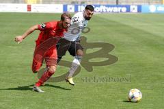 3. Liga - 1860 München - FC Ingolstadt 04 - Michael Heinloth (17, FCI) Bekiroglu Efkan (20, München) Zweikampf