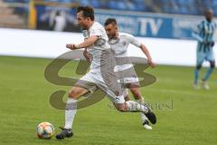 3. Fußball-Liga - Saison 2019/2020 - SV Waldhof Mannheim - FC Ingolstadt 04 - Peter Kurzweg (#16,FCI)  - Foto: Stefan Bösl