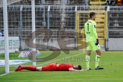 3. Liga - 1860 München - FC Ingolstadt 04 - Stefan Kutschke (30, FCI) scheitert an Torwart Hiller Marco (1, München)