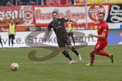 3. Liga - Hallescher FC - FC Ingolstadt 04 - Michael Heinloth (17, FCI) Sohm Pascal (9 Halle)