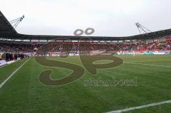 3. Liga - Hallescher FC - FC Ingolstadt 04 - Stadion Ausgleich 1:1 durch Hilßner Marcel (23 Halle)