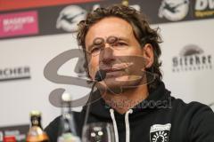 3. Liga - Fußball - SG Sonnenhof Großaspach - FC Ingolstadt 04 - Pressekonferenz nach dem Spiel, Cheftrainer Oliver Zapel (SG)