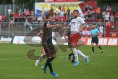 3. Fußball-Liga - Saison 2019/2020 - FC Victoria Köln - FC Ingolstadt 04 - Stefan Kutschke (#30,FCI)  beim Kopfball - Foto: Meyer Jürgen