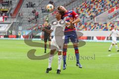 3. Liga - Fußball - KFC Uerdingen - FC Ingolstadt 04 - Caniggia Ginola Elva (14, FCI) Maxsö Andreas (KFC 2)