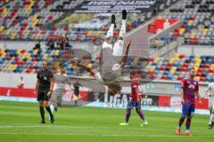 3. Liga - Fußball - KFC Uerdingen - FC Ingolstadt 04 - Tor Jubel 0.1 durch Caniggia Ginola Elva (14, FCI), Salto,