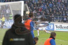 3. Liga - 1. FC Magdeburg - FC Ingolstadt 04 - Dennis Eckert Ayensa (#7,FCI)  schiesst den 0:2 Führungstreffer - jubel - Morten Behrens (#12 Magdeburg) - Foto: Jürgen Meyer