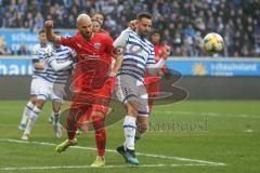 3. Fußball-Liga - Saison 2019/2020 - MSV Duisburg - FC Ingolstadt 04 - Nico Antonitsch (#5,FCI)  - Foto: Meyer Jürgen