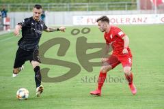 3. Liga - FSV Zwickau - FC Ingolstadt 04 - Maximilian Wolfram (8, FCI) Coskun Can (22 Zwickau)