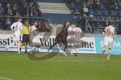 3. Liga - 1. FC Magdeburg - FC Ingolstadt 04 - Dennis Eckert Ayensa (#7,FCI)  schiesst den 0:2 Führungstreffer - jubel - Thomas Keller (#27,FCI)  -  - Foto: Jürgen Meyer