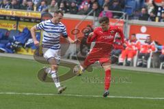 3. Fußball-Liga - Saison 2019/2020 - MSV Duisburg - FC Ingolstadt 04 - Dennis Eckert Ayensa (#7,FCI)  - Foto: Meyer Jürgen