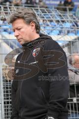 3. Fußball-Liga - Saison 2019/2020 - SV Waldhof Mannheim - FC Ingolstadt 04 - Chef-Trainer Jeff Saibene (FCI) - Foto: Stefan Bösl