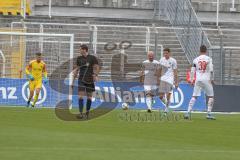 3. Fußball-Liga - Saison 2019/2020 - Bayern München II - FC Ingolstadt 04 - Der 0:1 Führungstreffer fur Bayern München - Torwart Fabijan Buntic (#24,FCI)  - Traurige Gesichter - Foto: Meyer Jürgen