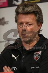 3. Liga - Fußball - SG Sonnenhof Großaspach - FC Ingolstadt 04 - Pressekonferenz nach dem Spiel, Cheftrainer Jeff Saibene (FCI)