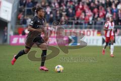 3. Liga - Würzburger Kickers - FC Ingolstadt 04 - Angriff Caniggia Ginola Elva (14, FCI) Spurt Lauf