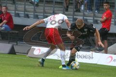 3. Fußball-Liga - Saison 2019/2020 - FC Victoria Köln - FC Ingolstadt 04 - Patrick Sussek (#37,FCI) - Marcel Gottschling (#22 Köln) - Foto: Meyer Jürgen