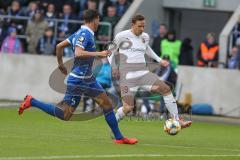 3. Liga - 1. FC Magdeburg - FC Ingolstadt 04 - Marcel Gaus (#19,FCI)  - Tobias Müller (#5 Magdeburg) - Foto: Jürgen Meyer