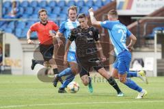 3. Liga - SV Meppen - FC Ingolstadt 04 - Maximilian Thalhammer (6, FCI) Egerer Florian (16 Meppen) Andermatt Nicolas (25 Meppen)